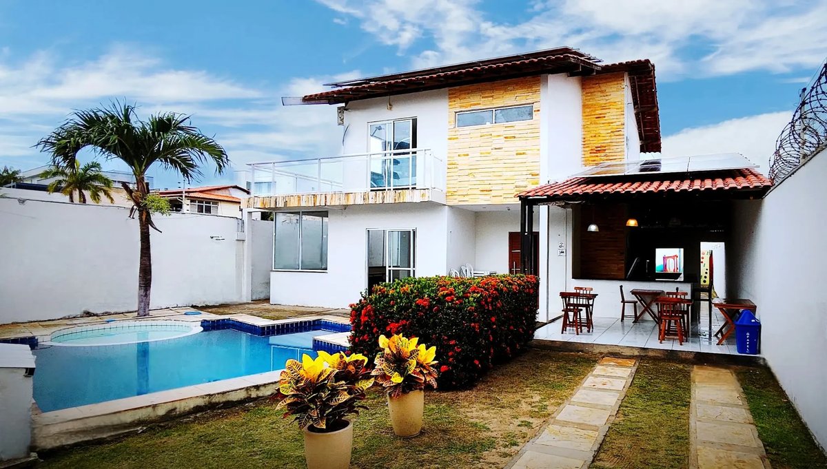 Área da piscina